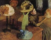 Edgar Degas The Store of  Millinery oil painting reproduction